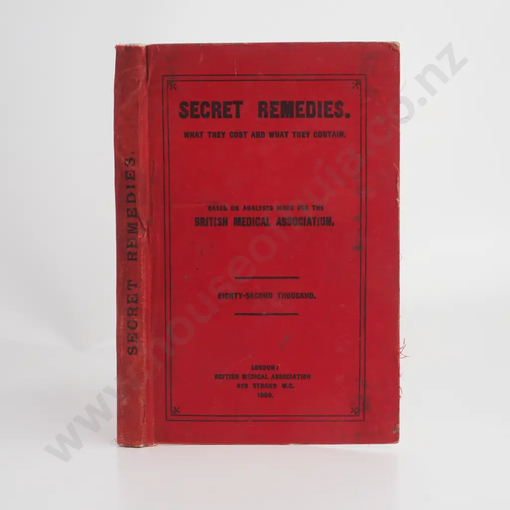 Secret Remedies: What they Cost and What They Contain Image 1++