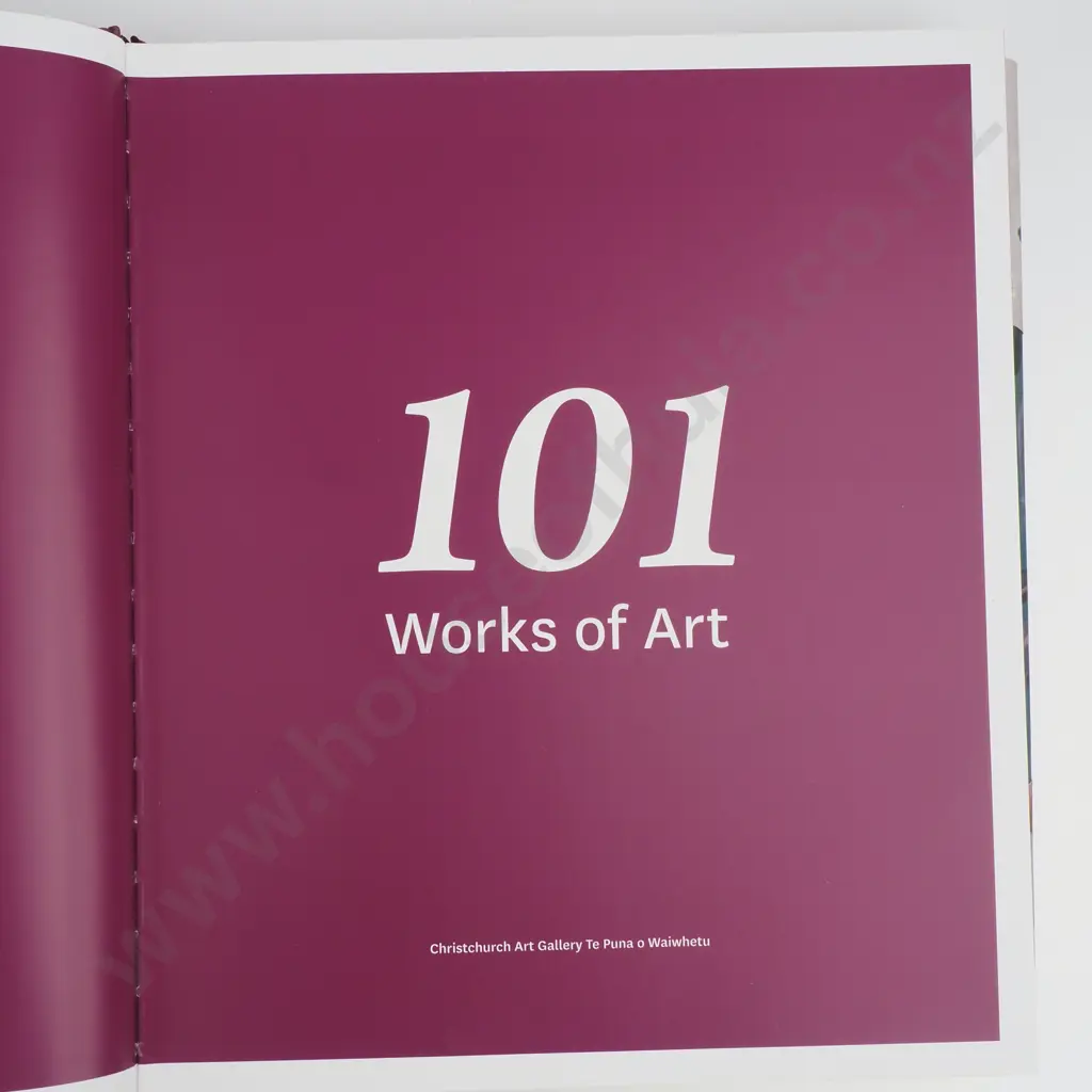 101 Works of Art ( Christchurch Art Gallery Te Puna o Waiwhetu) Image 1++