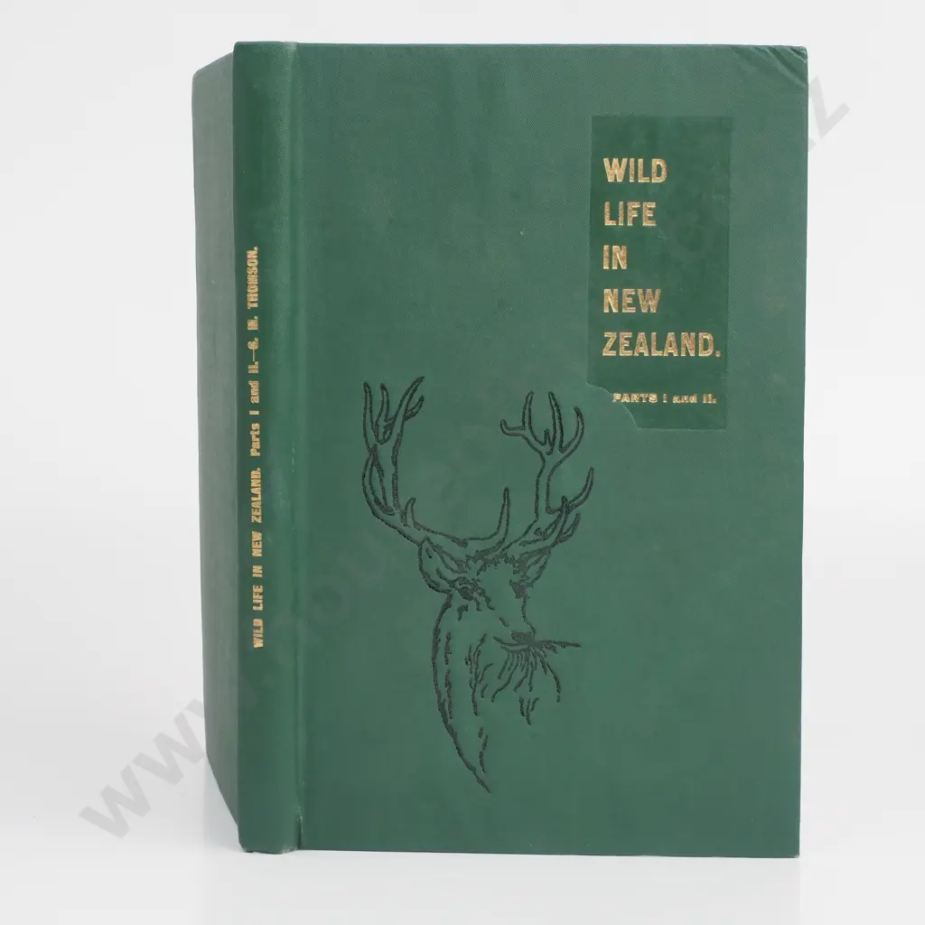 Thompson M, Wild Life in New Zealand, Government Printer, 1921 Image 1++