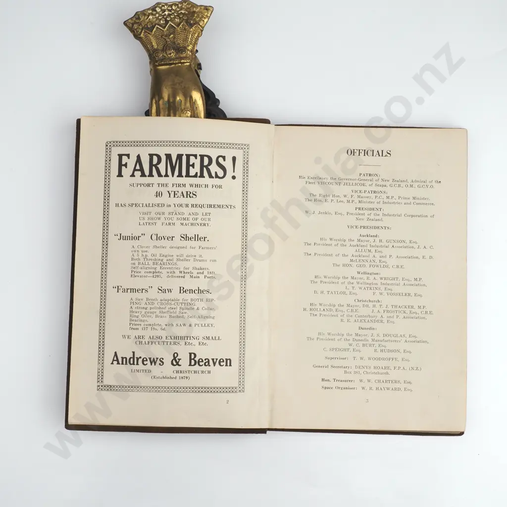 Souvenir of the Dominion Industrial Exhibition, Christchurch 1922 Image 1++