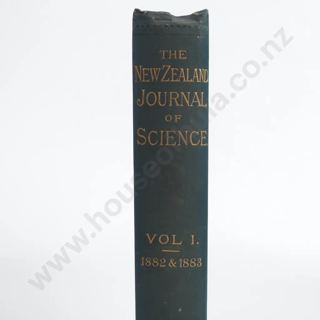 NZ Journal of Science Vol I ( 1882 - 83) & Vol II ( 1884 - 85) Image 1++