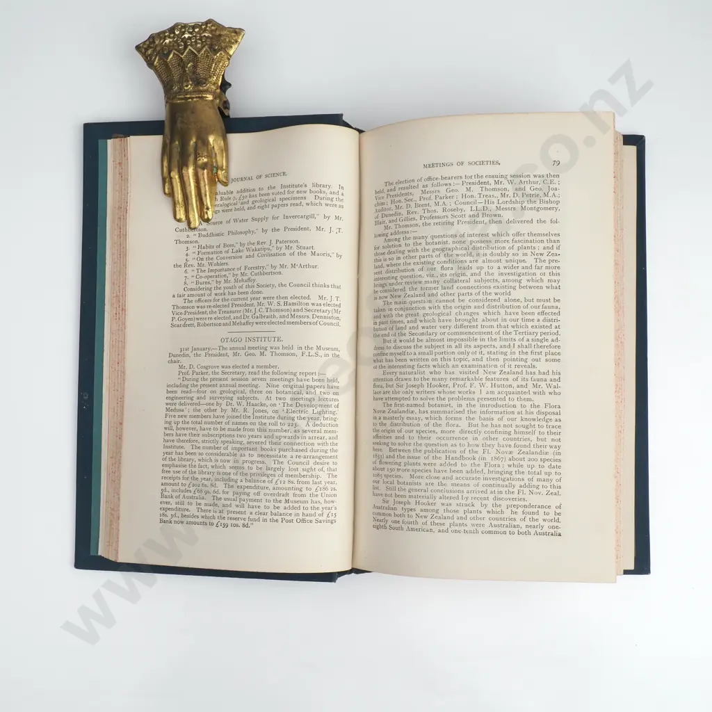NZ Journal of Science Vol I ( 1882 - 83) & Vol II ( 1884 - 85) Image 1++