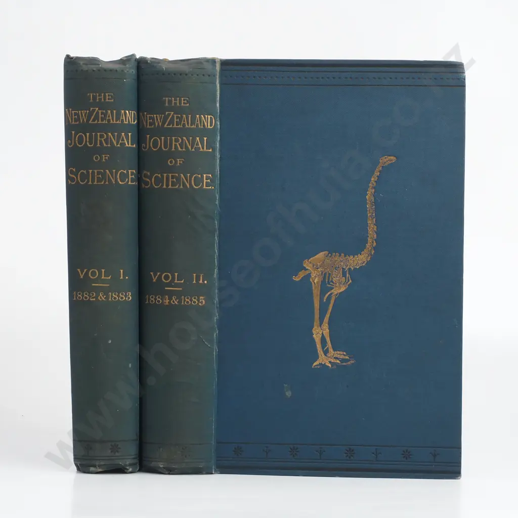 NZ Journal of Science Vol I ( 1882 - 83) & Vol II ( 1884 - 85) Image 1++