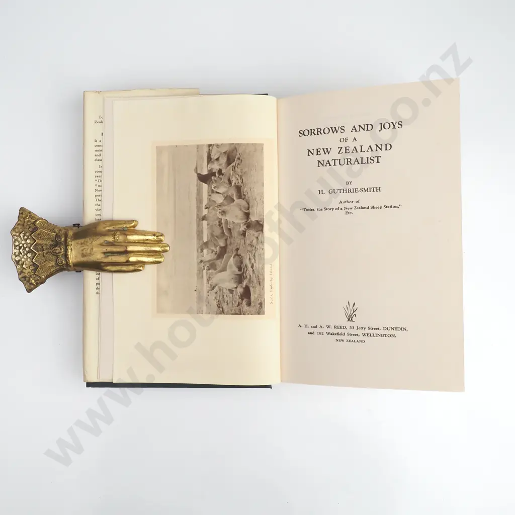 Guthrie Smith, Sorrows &  Joys of a New Zealand Naturalist, Signed by Author Image 1++