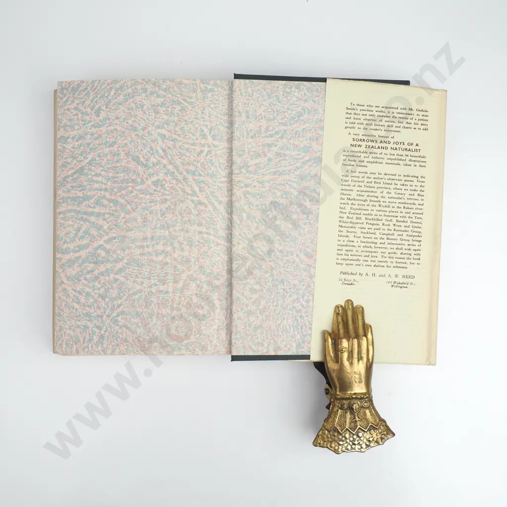 Guthrie Smith, Sorrows &  Joys of a New Zealand Naturalist, Signed by Author Image 1++