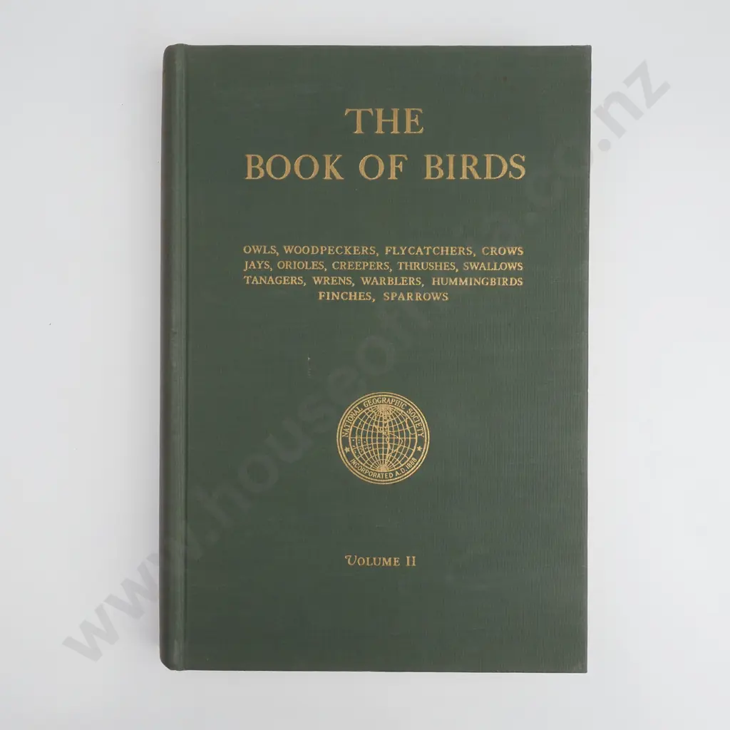 The Book of Birds Vol I & II, National Geographic Society, 1937 Hardcover Image 1++