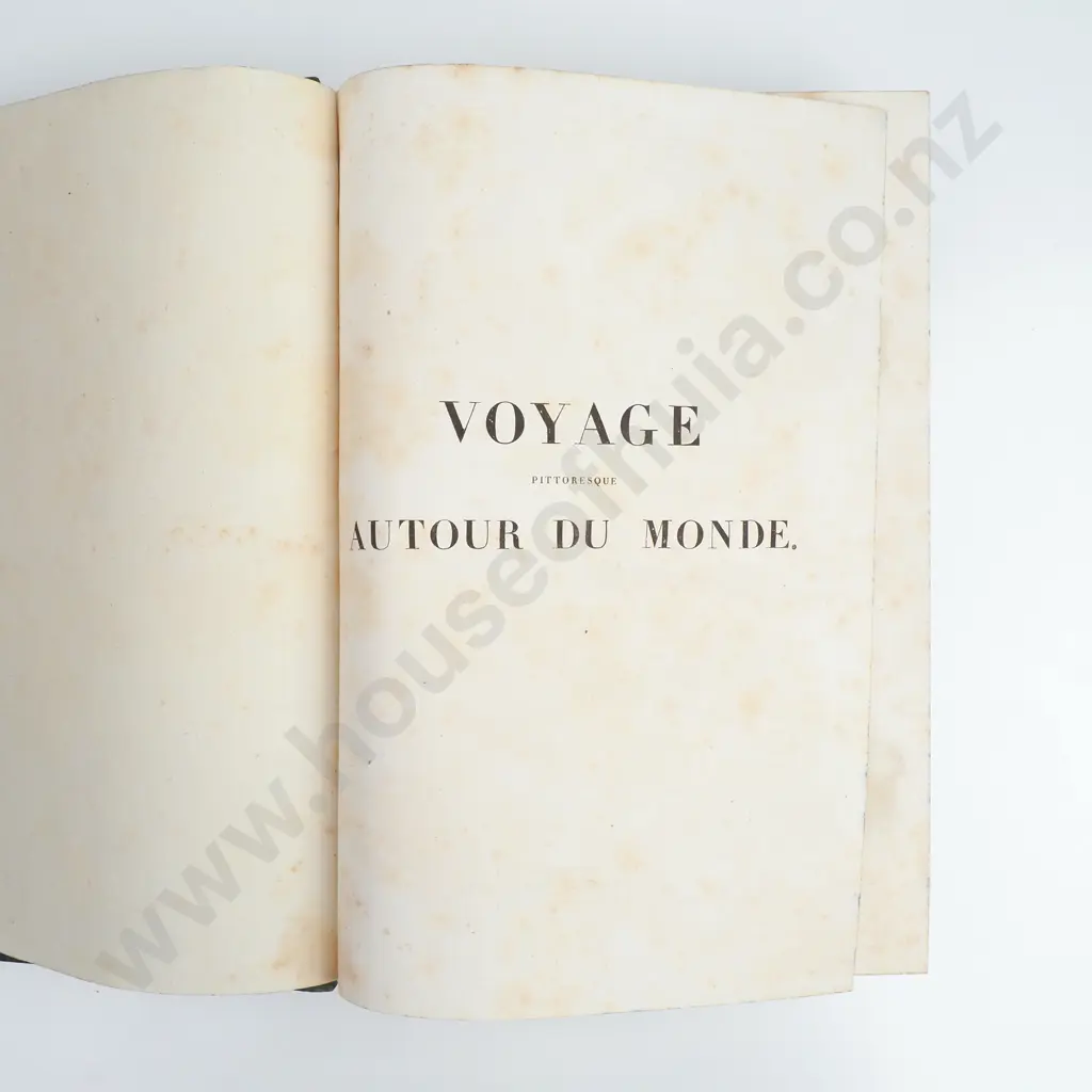 M. Dumont D'Urville - 'Voyage Pittoresque Autour Du Monde' Vol. 1 & 2 (1834 & 1835) Image 1++