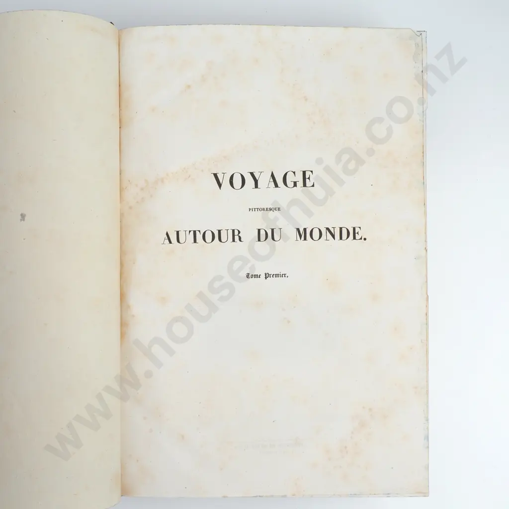 M. Dumont D'Urville - 'Voyage Pittoresque Autour Du Monde' Vol. 1 & 2 (1834 & 1835) Image 1++