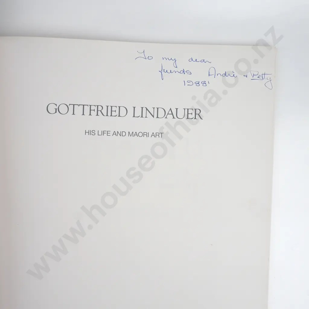 Dr. Briar Gordon , Prof. Peter Stupples -'Gottfried Lindauer , His Life and Maori Art'. Image 1++