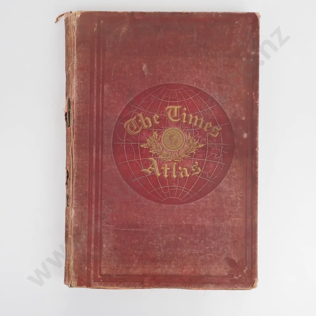 The Times Atlas - 1897 1st Edition , Large Format Image 1++