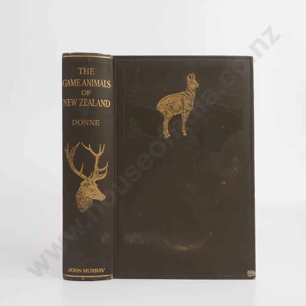 T E Donne - 'Game Animals of New Zealand,' An Account of their Introduction 1st ed Image 1++