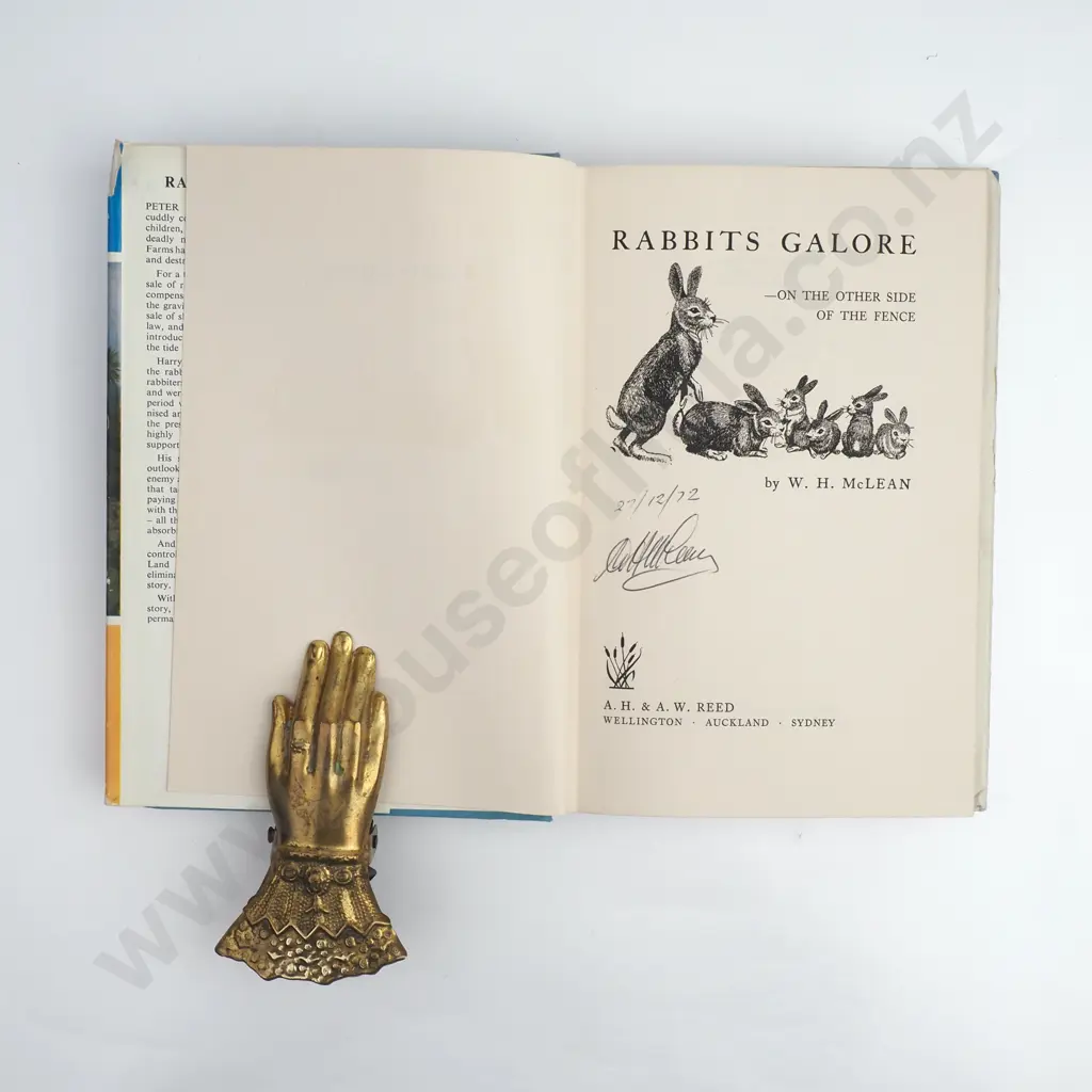 McLean, W. H.; Rabbits Galore, signed Image 1++
