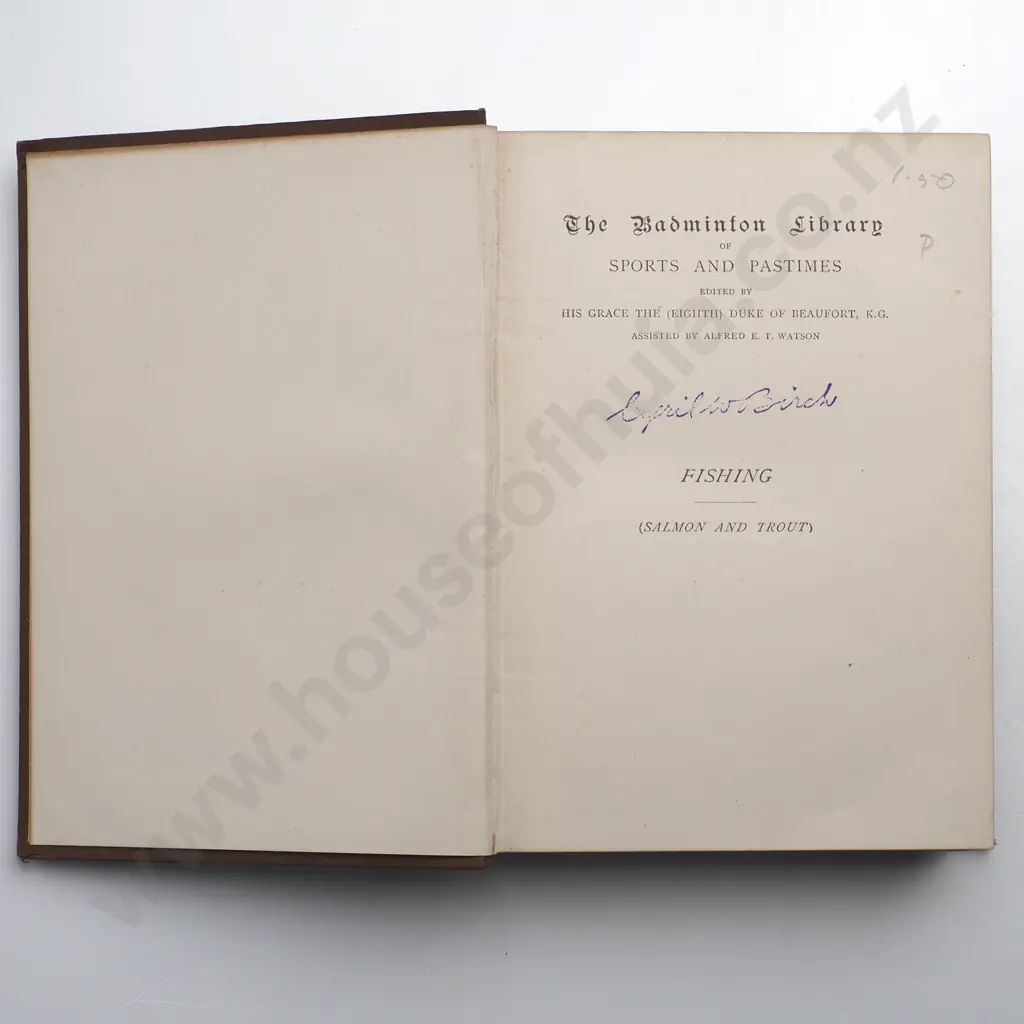 Cholmondeley-Pennell, H. - Fishing: Salmon and Trout, Published Longmans Green & Co., 1907 Image 1++