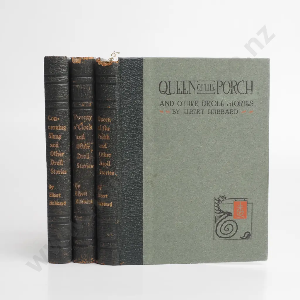 Hubbard, Elbert - Droll Stories: 3 Volumes, The Roycrofters, 1920 Image 1++