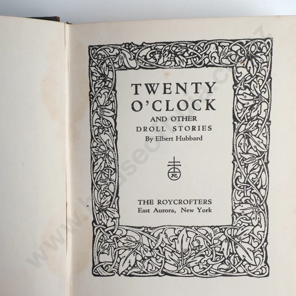 Hubbard, Elbert - Droll Stories: 3 Volumes, The Roycrofters, 1920 Image 1++