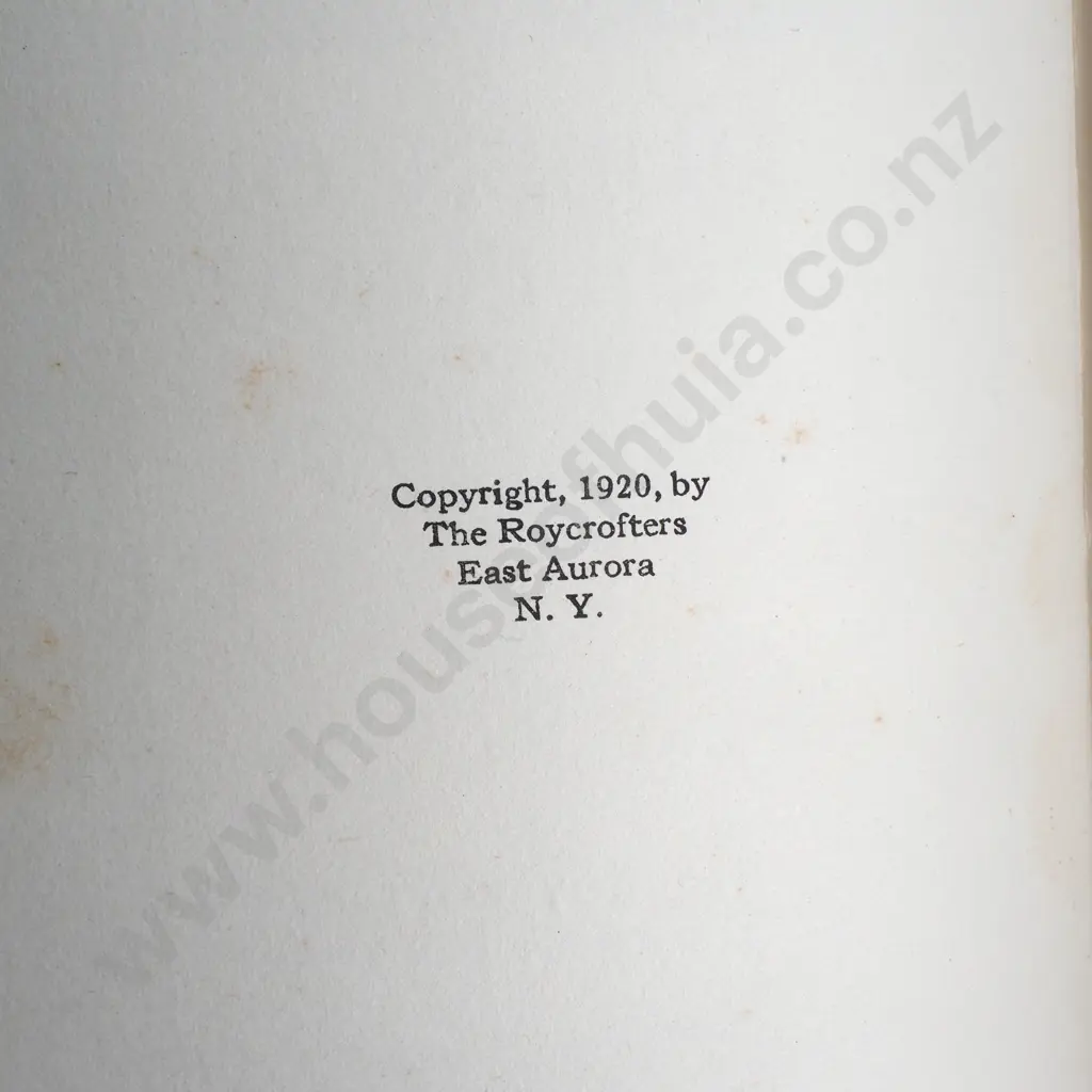 Hubbard, Elbert - Droll Stories: 3 Volumes, The Roycrofters, 1920 Image 1++