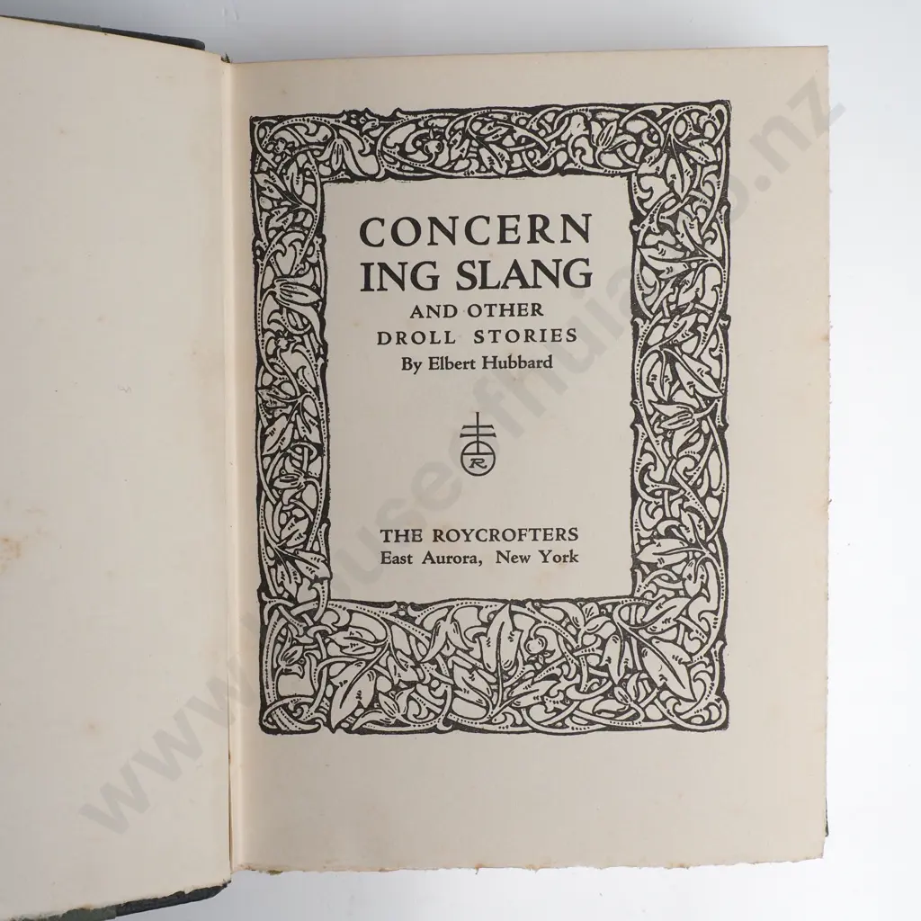 Hubbard, Elbert - Droll Stories: 3 Volumes, The Roycrofters, 1920 Image 1++