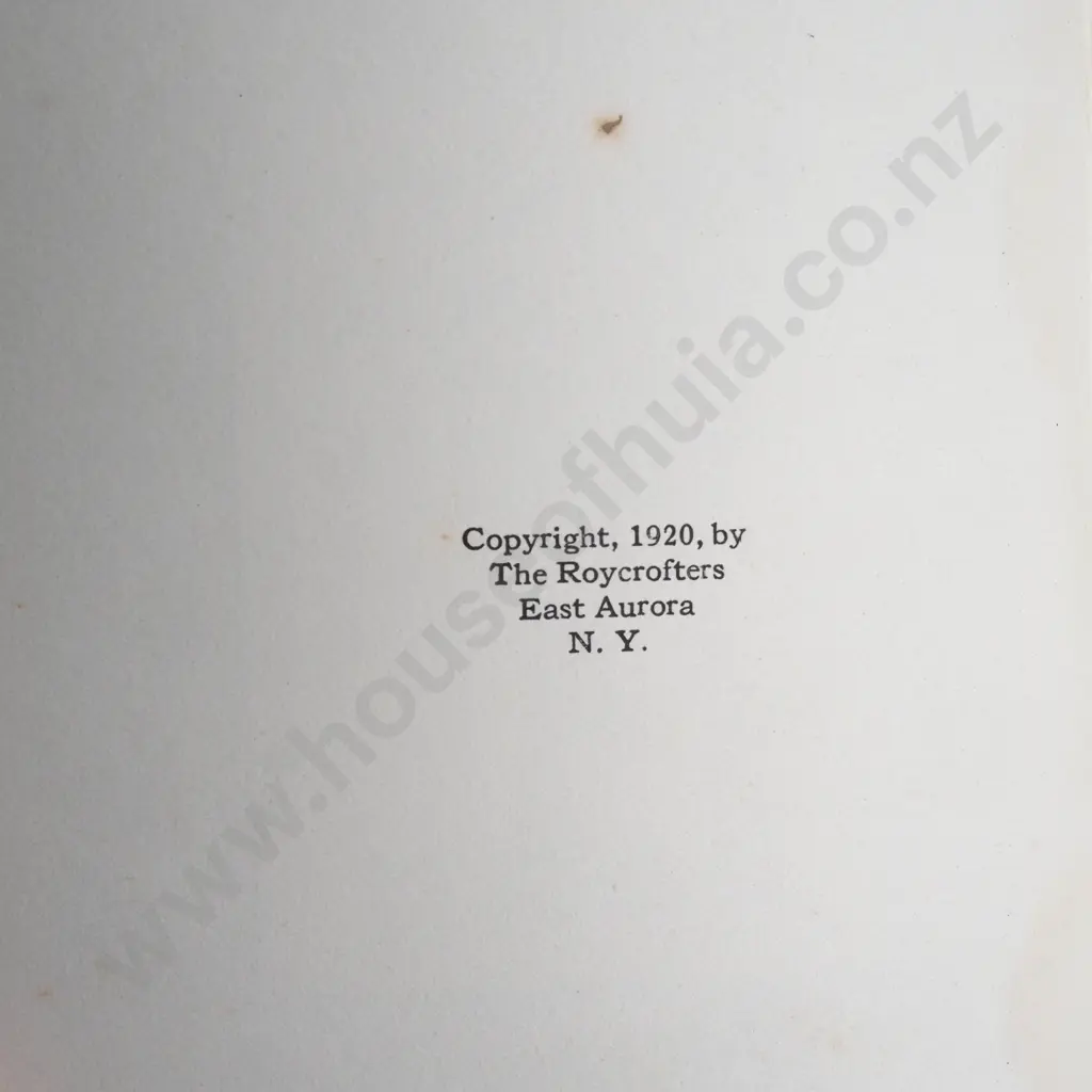 Hubbard, Elbert - Droll Stories: 3 Volumes, The Roycrofters, 1920 Image 1++