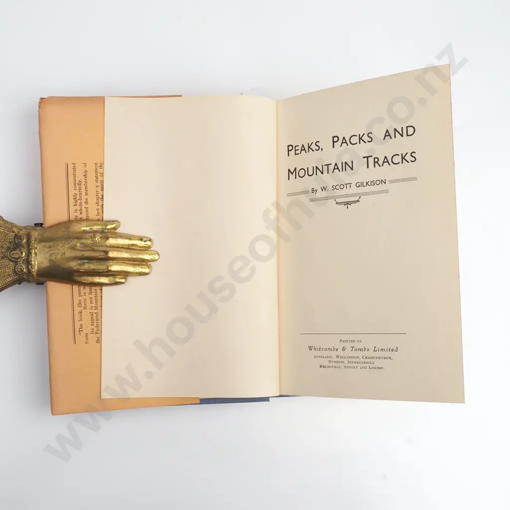 Gilkison, W. Scott; Peaks, Packs, and Mountain Tracks Image 1++