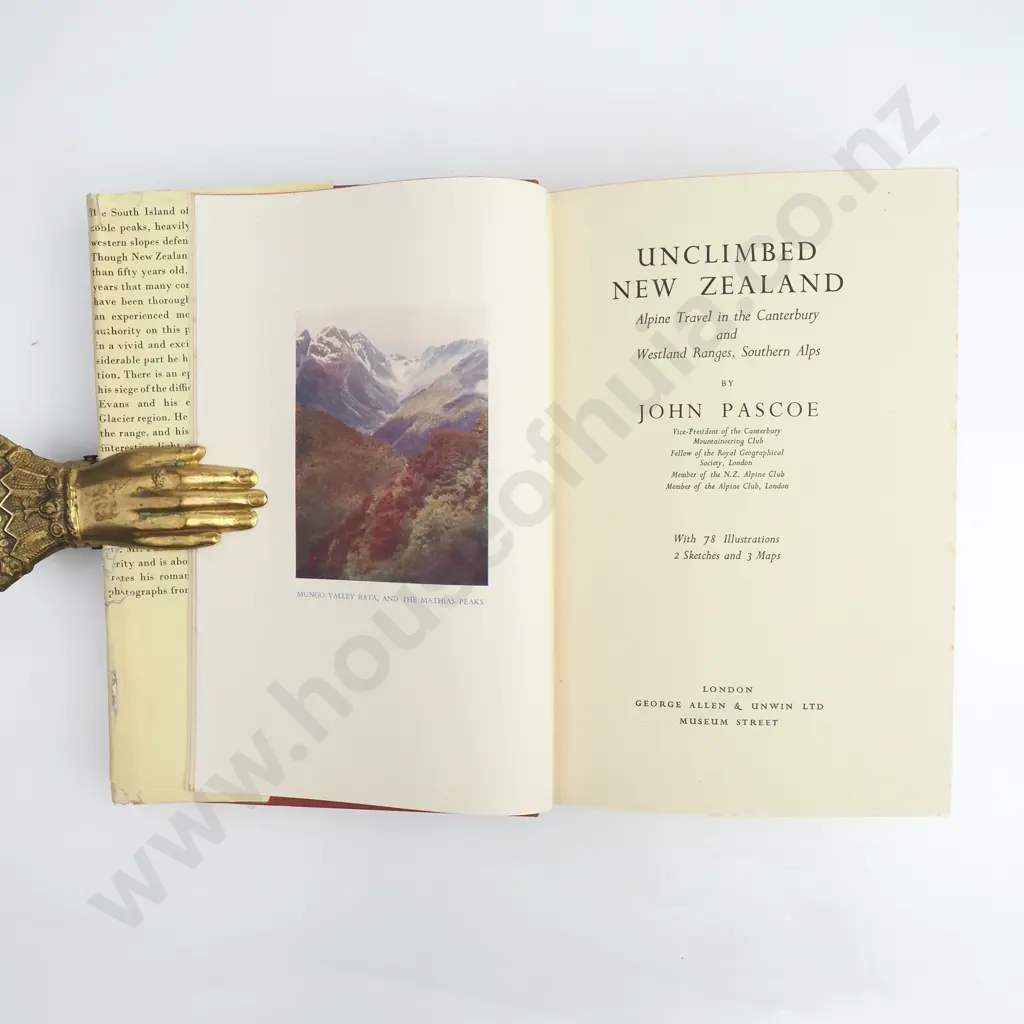 Pascoe, John; Unclimbed New Zealand Image 1++