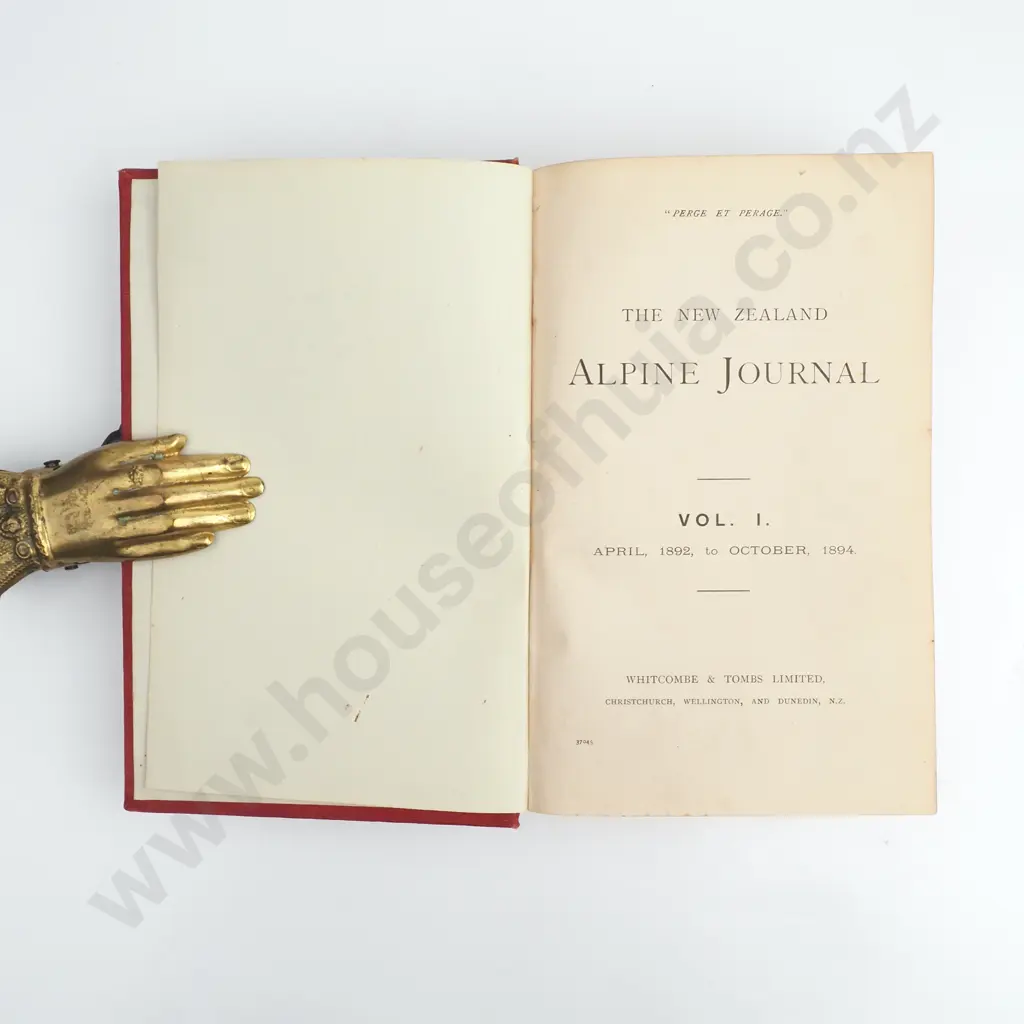 New Zealand Alpine Journal, 1892-96 Image 1++
