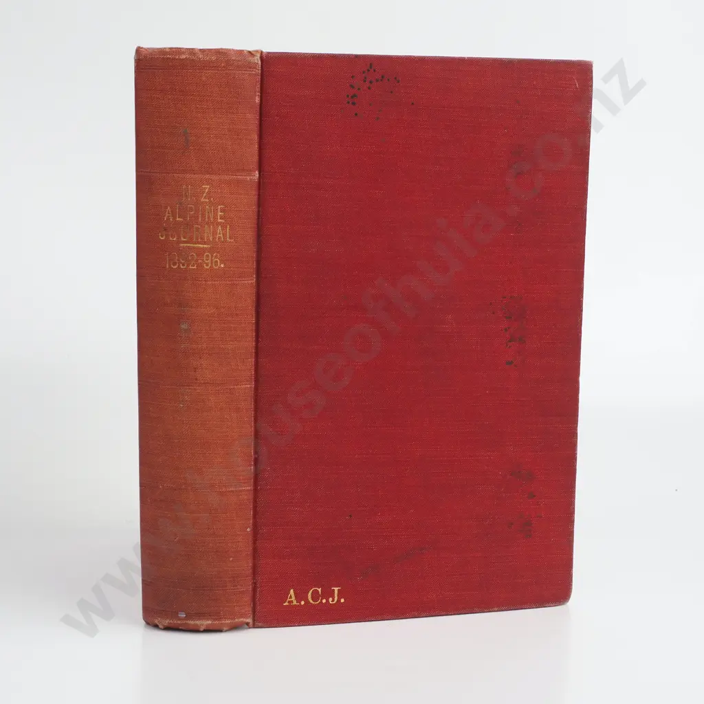 New Zealand Alpine Journal, 1892-96 Image 1++
