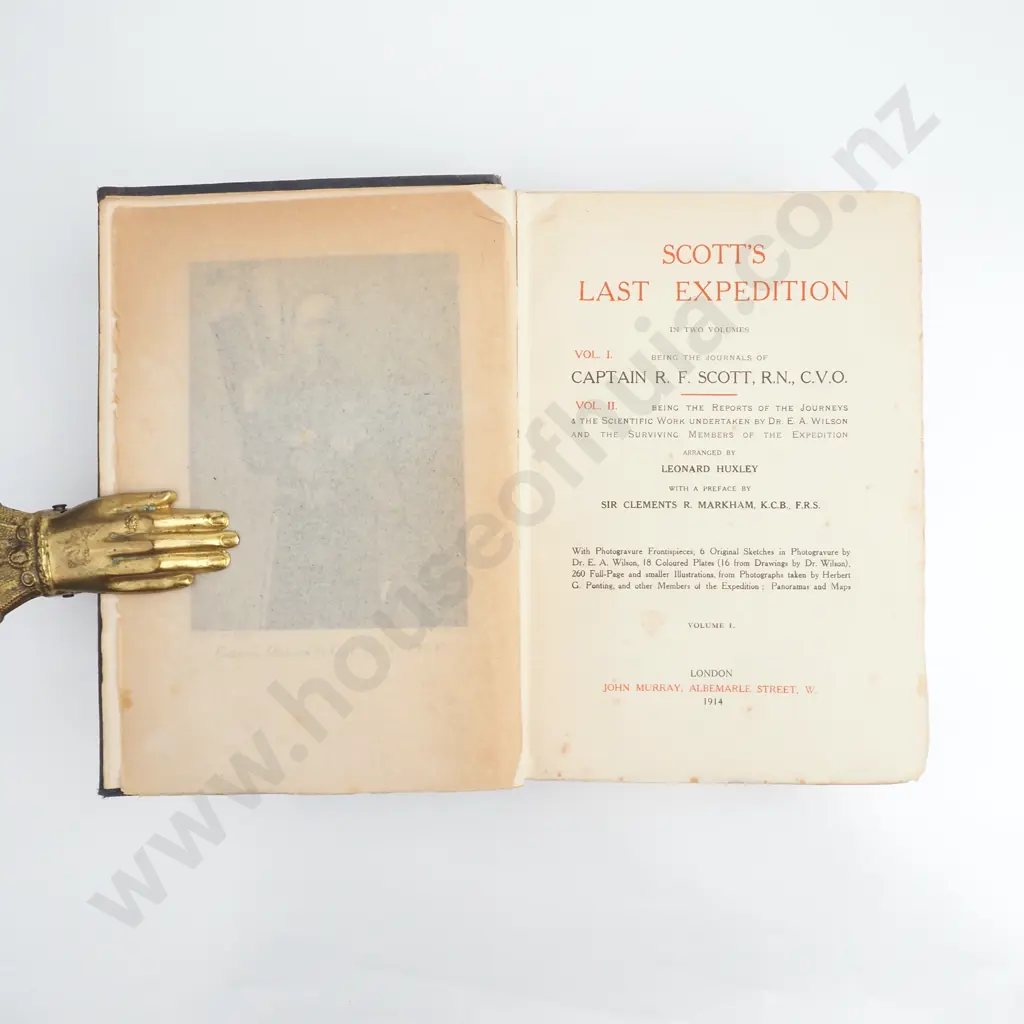 John Murray - Scott's Last Expedition, Fifth Edition, 1914 Image 1++