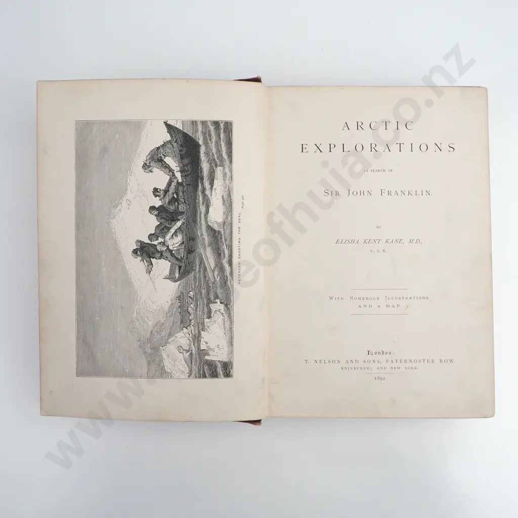 Kane, Elisha Kent; Arctic Explorations in Search of Sir John Franklin Image 1++