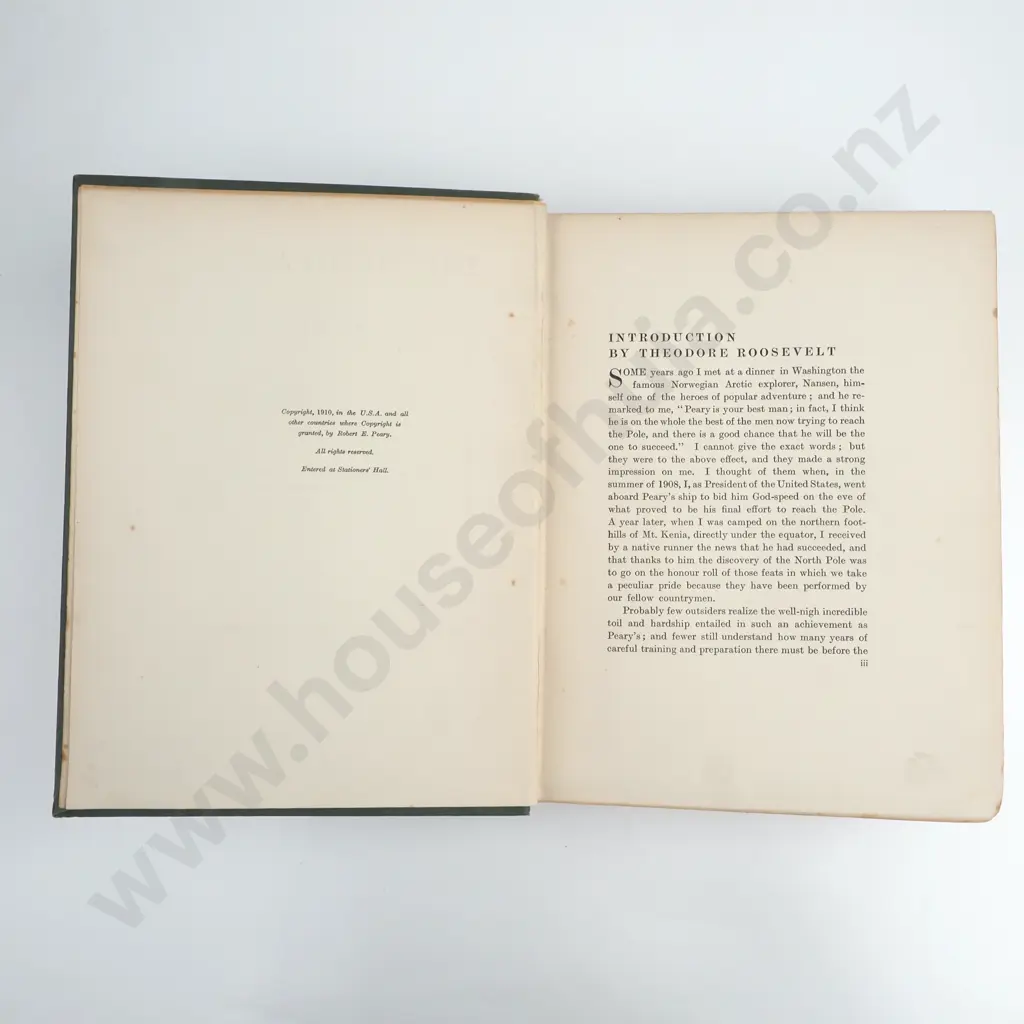 Peary, Robert E.; The North Pole Image 1++