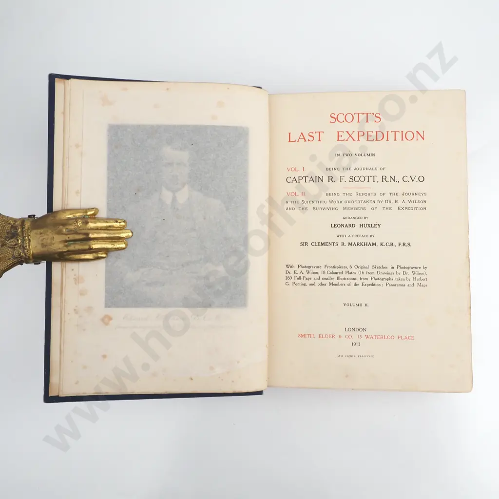 Scott's Last Expedition, Vol 11, Smith Elder & Co, First Edition Published in 1913 Image 1++