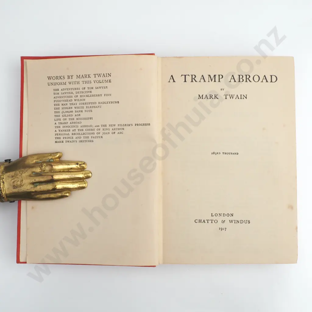 Twain, Mark; A Tramp Abroad Image 1++
