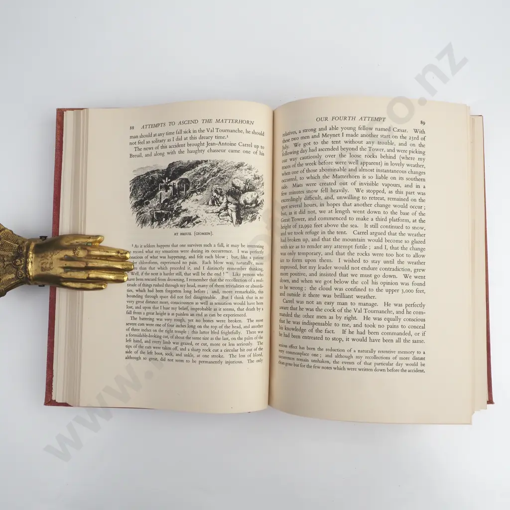 Edward Whymper -'Scrambles Amongst The Alps' John Murray, Sixth Edition (166) Image 1++