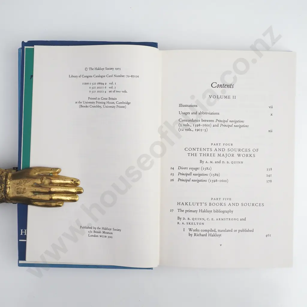 The Hakluyt Handbook (2 Volumes) Image 1++