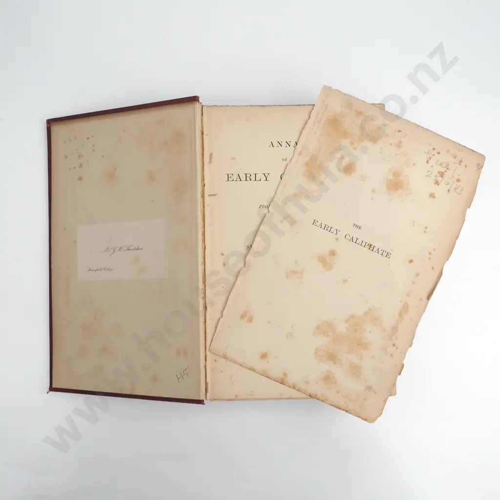Muir, Sir William; Annals of the Early Caliphate Image 1++