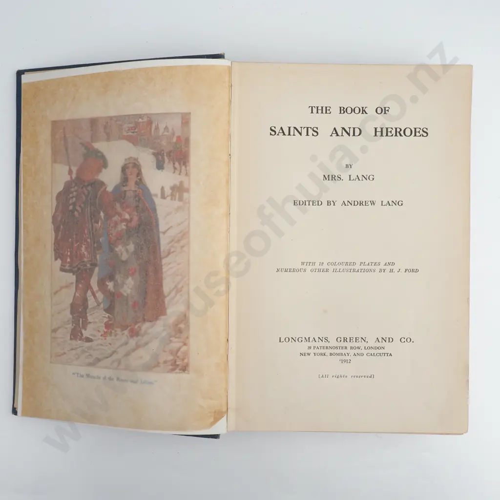 Lang, Mrs; The Book of Saints and Heroes Image 1++