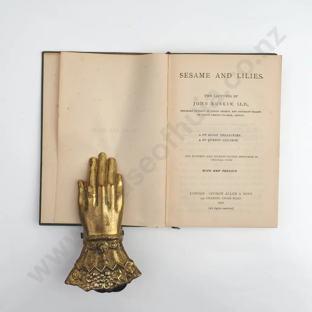 2 Volumes - Shakespeare and Ruskin Image 1++
