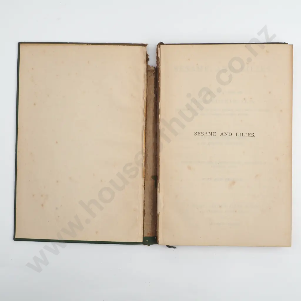 2 Volumes - Shakespeare and Ruskin Image 1++