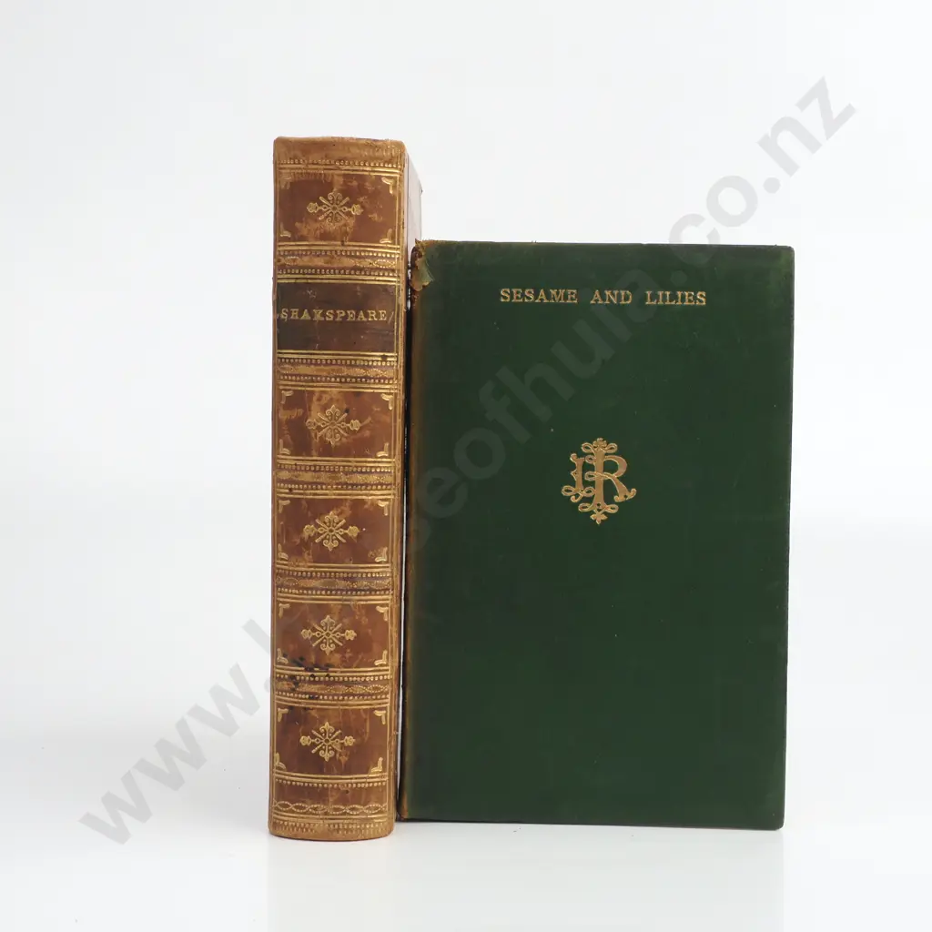 2 Volumes - Shakespeare and Ruskin Image 1++