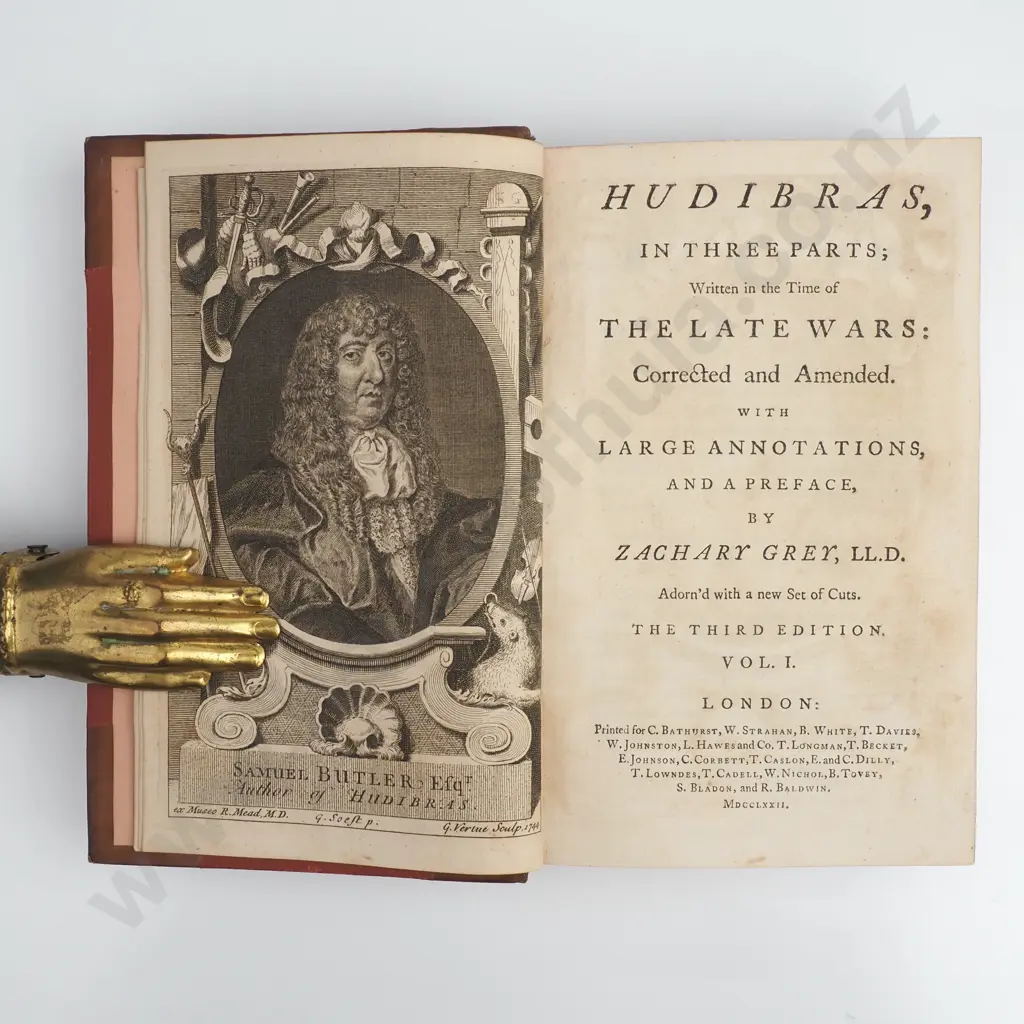 Butler's Works Volume 1: Hudibras in Three Parts Image 1++