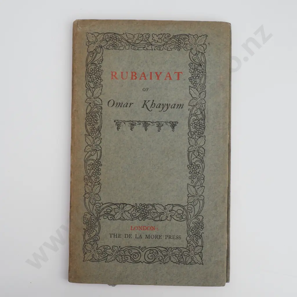 Khayyam, Omar; Rubaiyat Image 1++