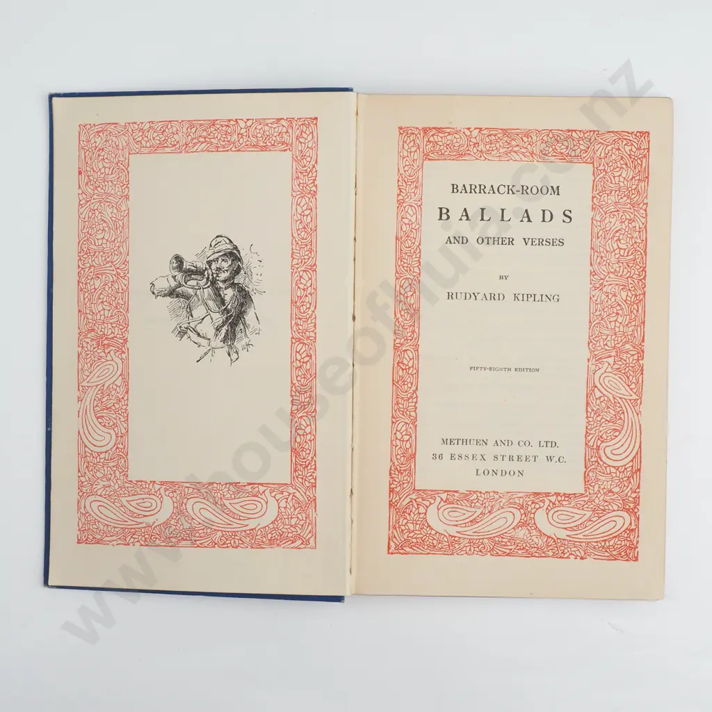 Rudyard Kipling - Barrack-Room Ballads and other Verses, 58th Edition Image 1++
