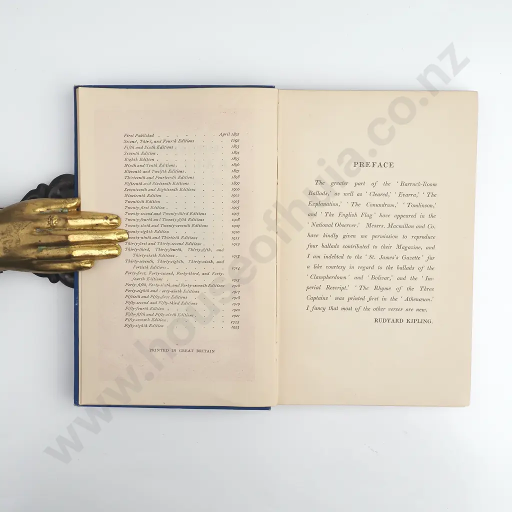 Rudyard Kipling - Barrack-Room Ballads and other Verses, 58th Edition Image 1++