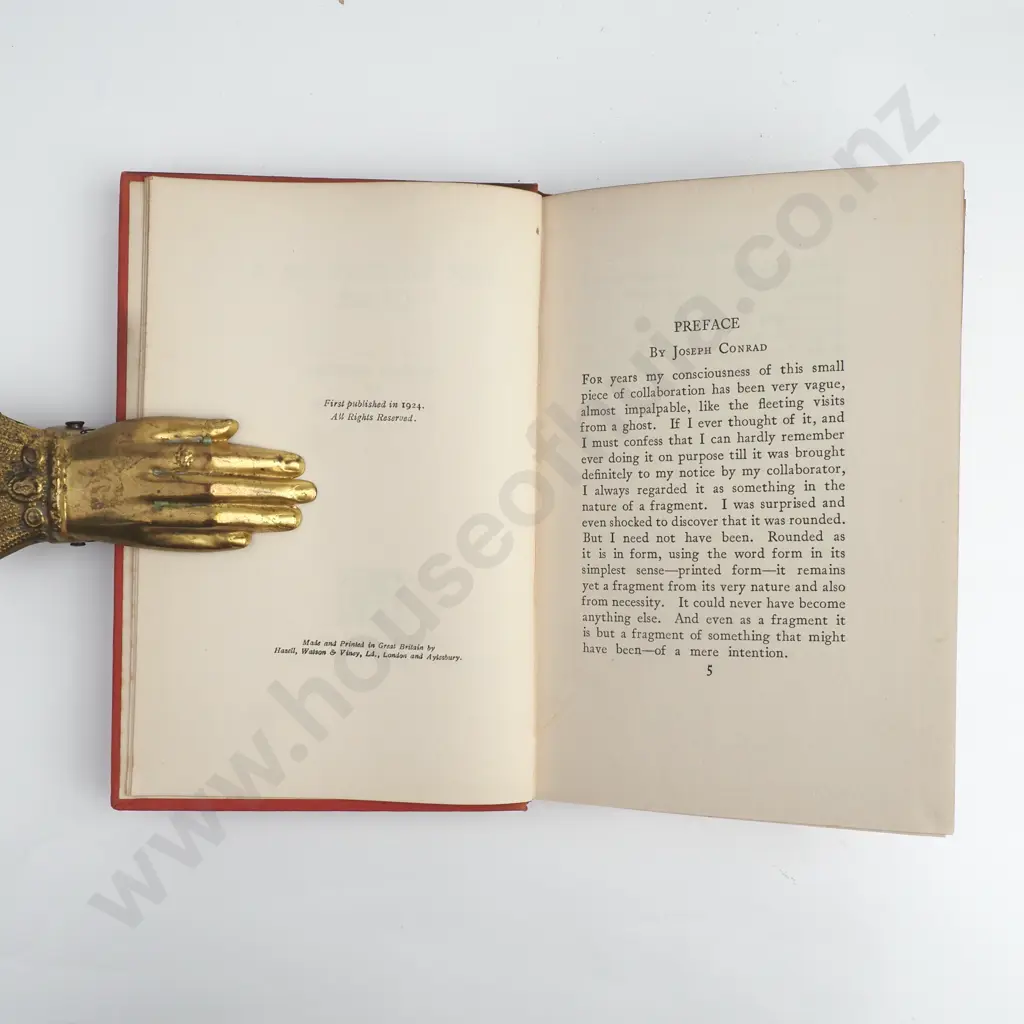 Conrad, Joseph & F.M. Hueffer - The Nature of a Crime, Duckworth & Co London, 1924 Image 1++