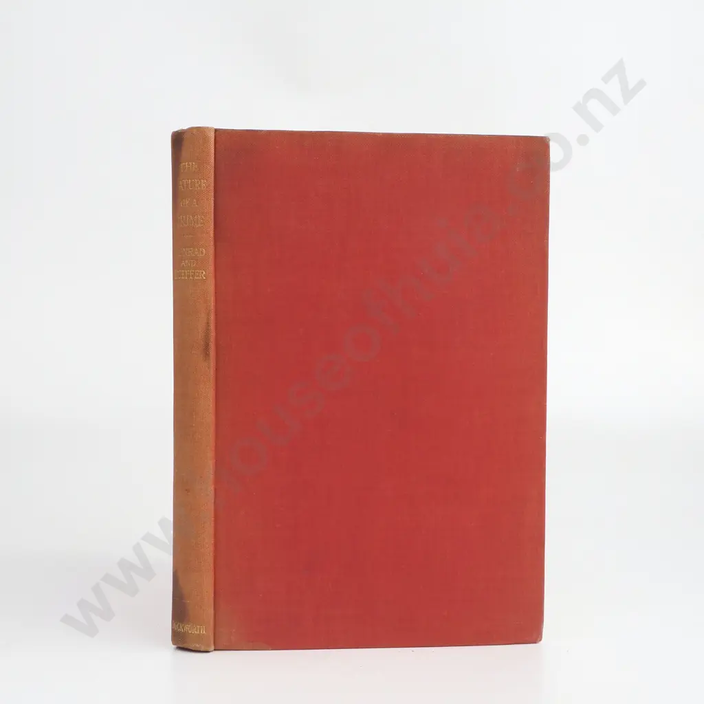 Conrad, Joseph & F.M. Hueffer - The Nature of a Crime, Duckworth & Co London, 1924 Image 1++