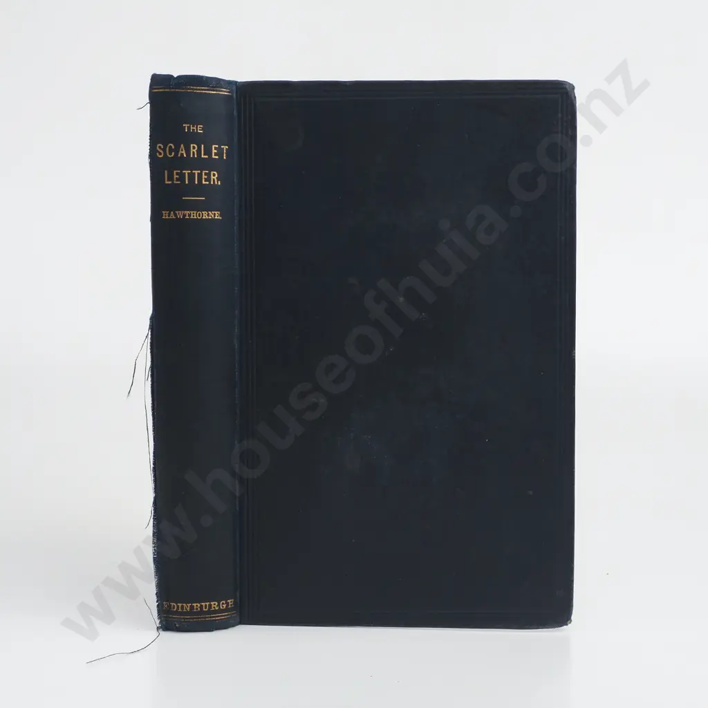 Hawthorne, Nathaniel - The Scarlet Letter, Second Edition, London, William Paterson, 1850 Image 1++