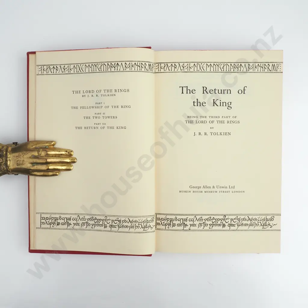 J.R.R Tolkien - 'Return Of The King' George Allen & Unwin, Second Impression (1955) Image 1++