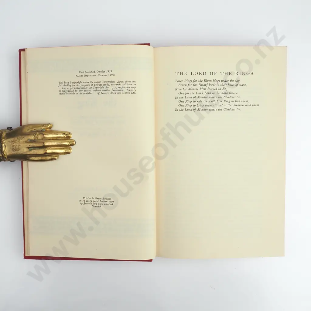 J.R.R Tolkien - 'Return Of The King' George Allen & Unwin, Second Impression (1955) Image 1++
