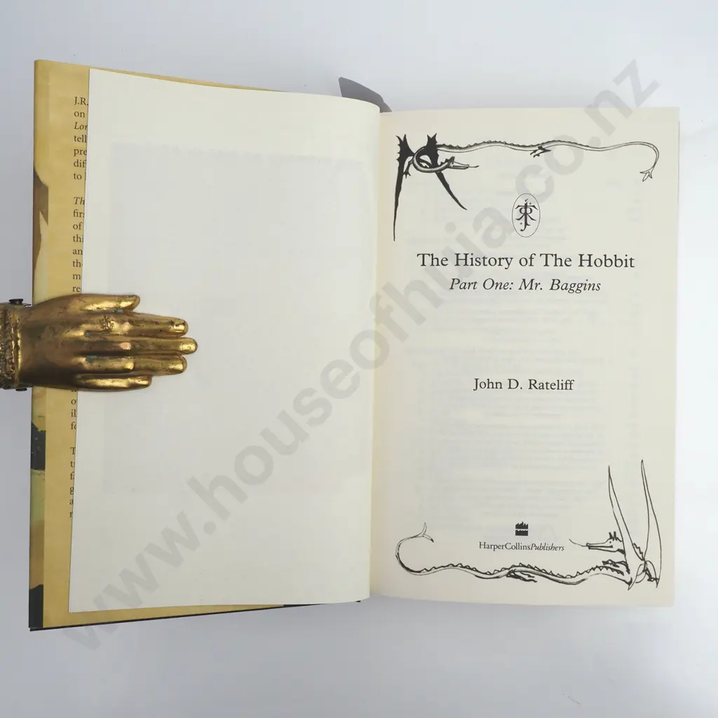 John. D. Rateliff from J.R.R Tolkien - Two 'The History of The Hobbit' Books Image 1++