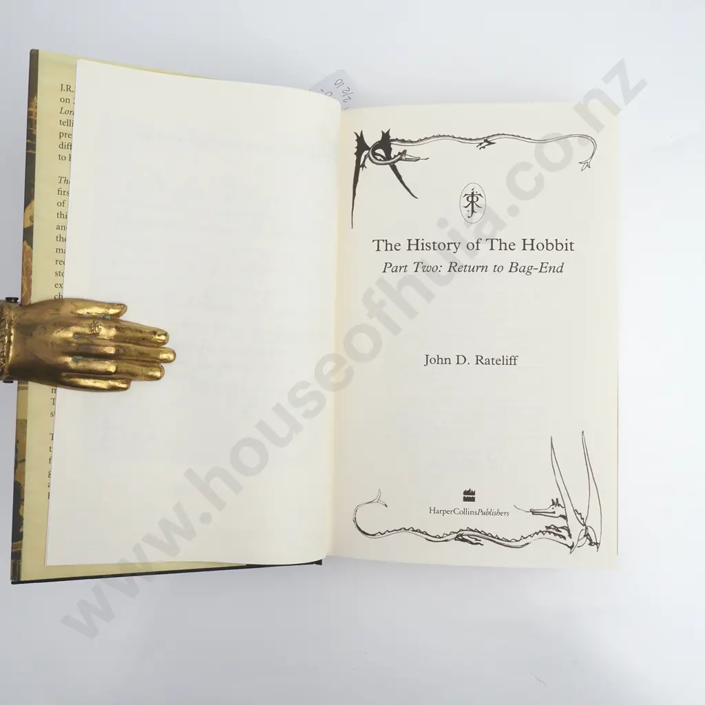 John. D. Rateliff from J.R.R Tolkien - Two 'The History of The Hobbit' Books Image 1++