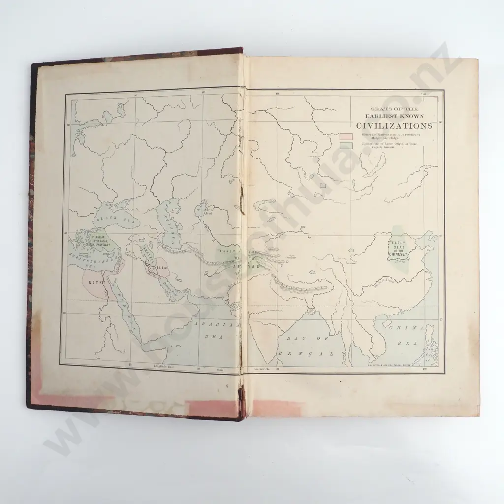 The Rise & Fall of Nations by J N Larned: Two Volumes: C A Nichols Company 1907 Image 1++